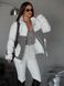 Sheepskin coat Goosefoot White