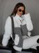 Sheepskin coat Goosefoot White