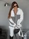 Sheepskin coat Goosefoot White