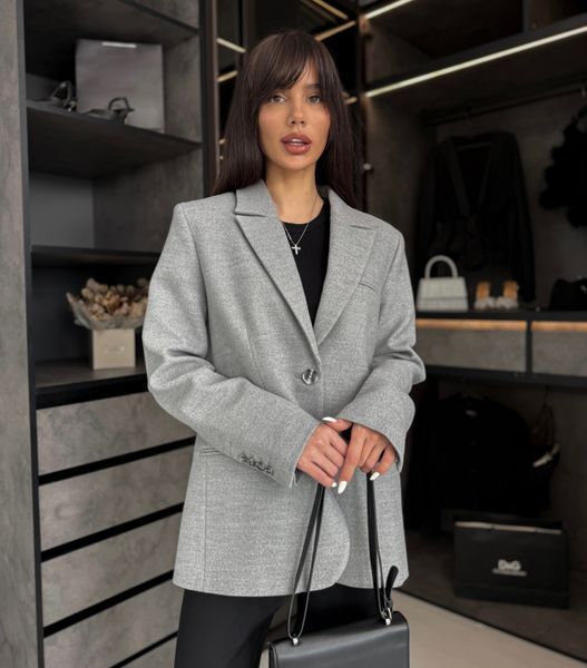 Monica coat-jacket light grey