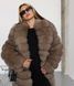 Шуба із хутра Фінського Песця під Світлий Соболь WI-FINPES-FUR-COAT-LIGHT-SABLE фото 7