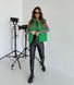 Sleeveless jacket velvet raincoat Green