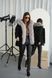 Black parka with Finnish fox fur in light sable