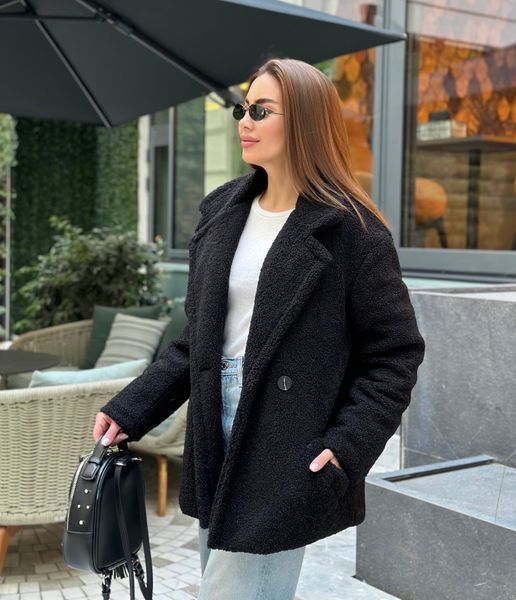 Шуба тедді Mini Чорна SA-TEDDI-MINI-BLACK-XS/S фото