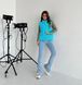 Sleeveless jacket velvet raincoat Sky Blue