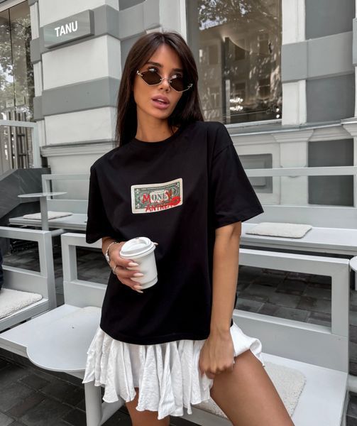 Футболка Money Чорна SUM-FUT-MONEY-BLACK-XS/S фото