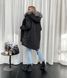 Парка чорна з хутром Блюфрост Срібло WI-PARKA-BLACK-BLUEFROST-SILVER фото 8